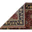 Oriental Hand-Knotted Wool Burgundy/Black/Ivory Area Rug