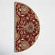 Arden Handmade Wool Burgundy Rug