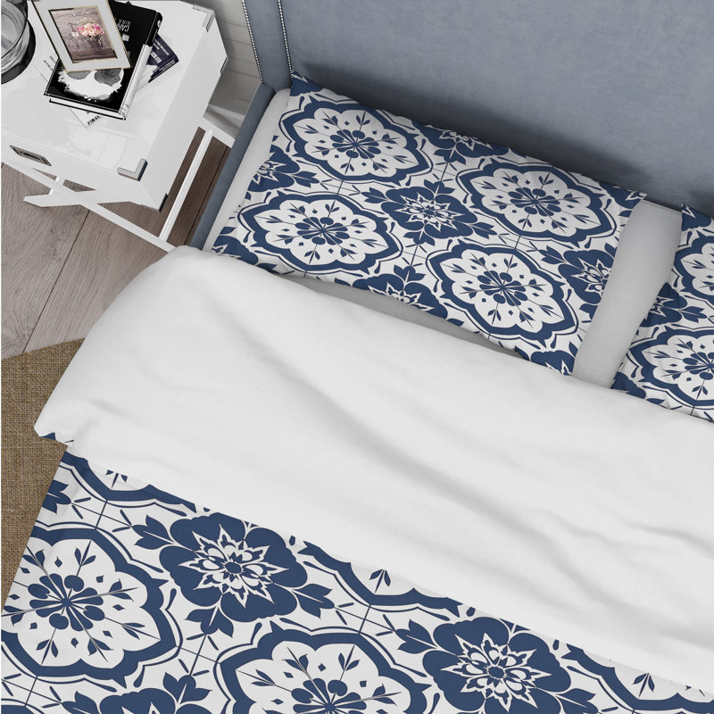 Ensemble de housse de couette Traditional, Housse de couette simple + 2 taies décoratives st