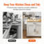 Kitchen Island Cart with Solid Wood Top & Multiple Storage Racks