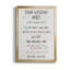 Stay Safe Rules - Art textuel sur toile encadré-1658462644-1658462647
