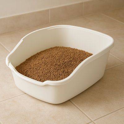 PAW TRAX Cat Litter Pan White