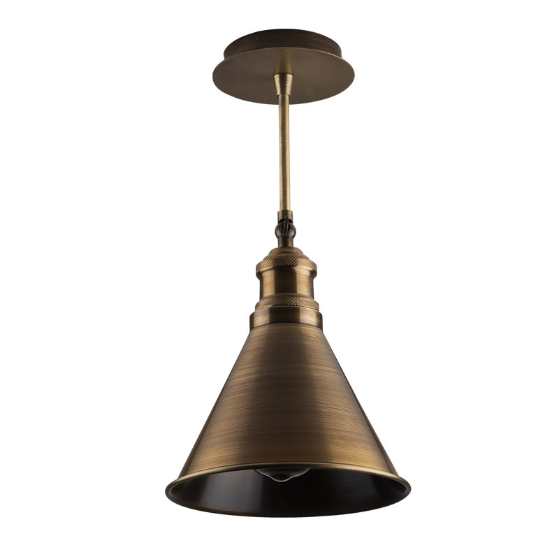 Plafonnier semi-encastré 1 lumière 7,87 po Excalibur