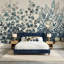 Décoration murale fond blanc cassé amovible crème clair-556507932-556507933