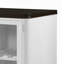 Buffet Aren, 3 tiroirs, 2 portes en verre, blanc, brun, 62 po