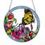 Luminaire suspendu vitrail 6 po papillon vitrail Monarch