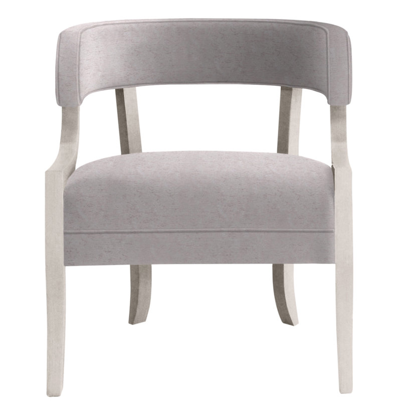 Thom Filicia Home 25"Otisco Chair, Dove Gray, Nadia Linen