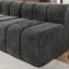 Canapé modulaire moderne semi-courbé modulaire, canapé moelleux en chenille à couture verticale avec repose-pieds ajustable et mobile, bord arrondi résistant à l'usure pour toute saison-1880173328