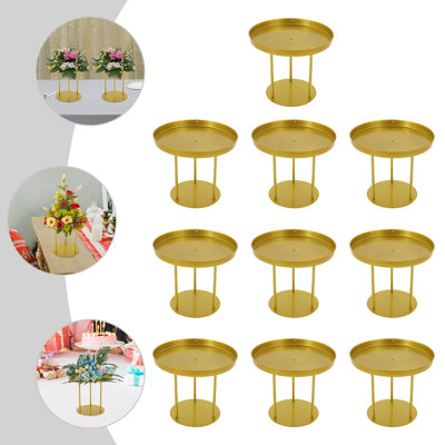 10Pcs Circular Flower Stands