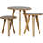 Scandinavian Solid Wood Nesting Side Table Set