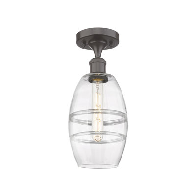 Plafonnier semi-encastré 1 lumière Ballston - Abiagael