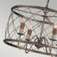 Sophie 4 - Light Bronze Drum Pendant