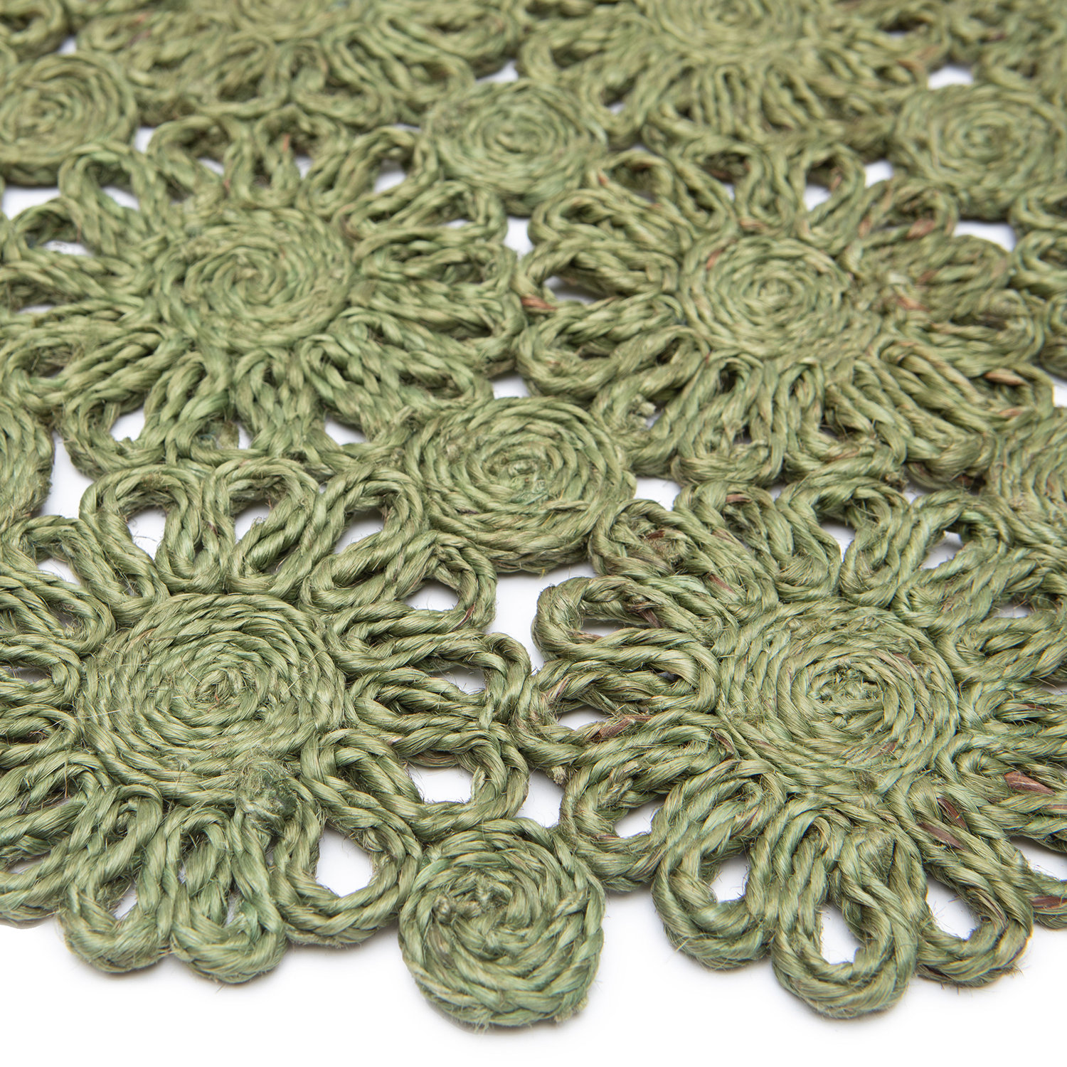 Bladwell Jute Placemat, Green
