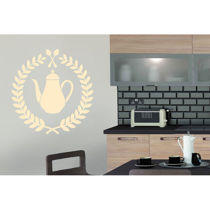 Food & Beverage Wall Decal, Medium, Beige