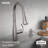 Moen Essie Pull-Down Kitchen Faucet with Power Clean Technology and Soap Dispenser-86671349