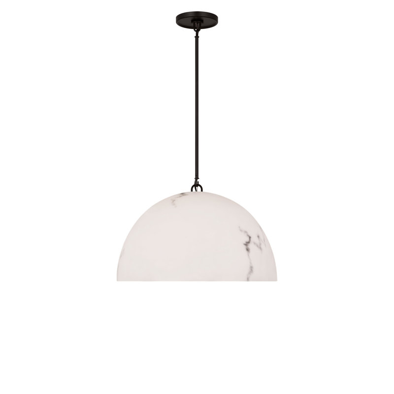 Savina Pendant, Aged Iron, 67.38" H x 12.63" W x 12.63" D