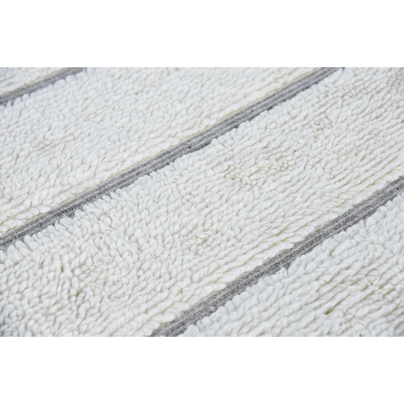 Tapis ivoire et naturel Indie Alana, Rectangle de 5 pi x 8 pi
