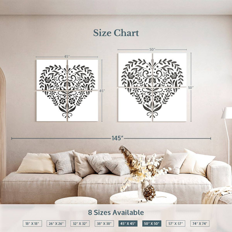 Hardie Folk Heart Black