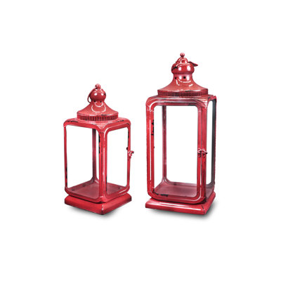 Glass Tabletop Lantern
