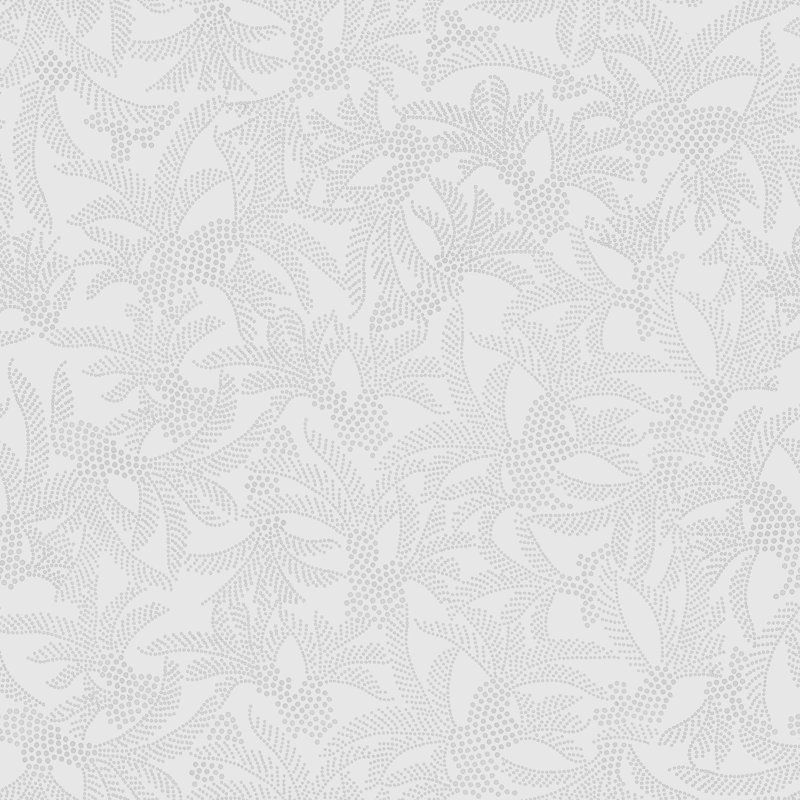 Rouleau de papier peint à feuilles froncées L 33 pi x l 20,5 po Yuki Osada, Gris
