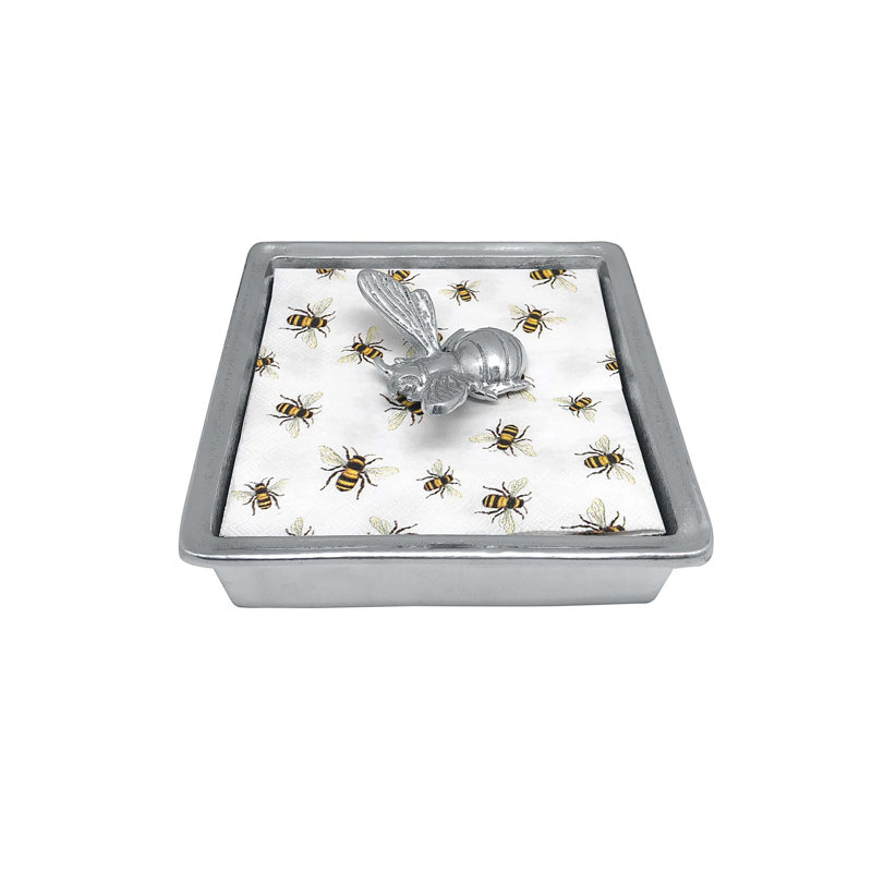 Honeybee Metal No Mounting / Installation Required Napkin Holder