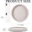 Plateau décoratif moderne pour table basse, petit plateau décoratif rond en bois beige 11 po pour bougie, parfum, meuble-lavabo, comptoir d'îlot de cuisine et centre de table