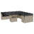  Garden Sofa Set Light Grey, Anthracite