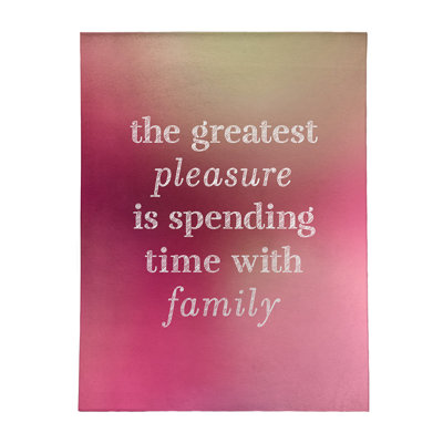 Quotes Chenille Indoor Rug