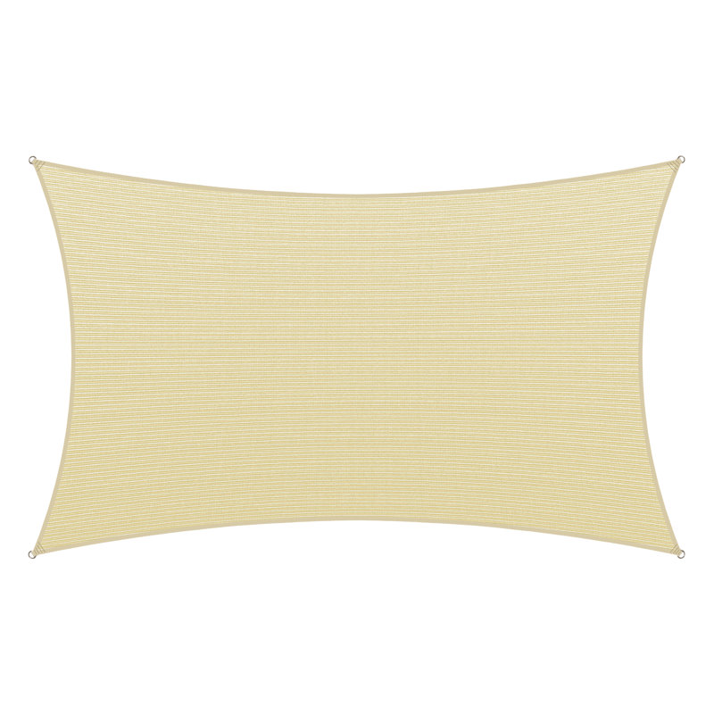 Voile d'ombrage royal 200 g / m² Royal Shade, Beige, Bordure de jardin 13 pi