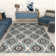 Hillcrest Wool Damask Indoor / Outdoor Rug