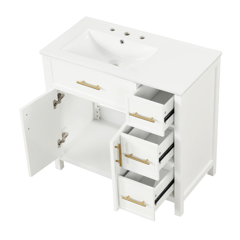Meuble-lavabo 36 po avec comptoir d'évier