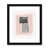 Black Matted Picture Framed