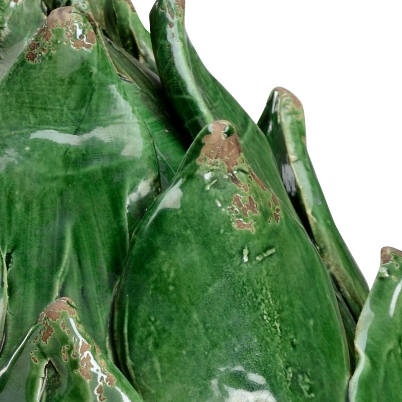 Artichoke Sculpture, 15" H x 11" W x 11" D