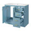 Ensemble de meuble-lavabo autoportant 36 po avec 3 tiroirs et portes à fermeture douce 36 po-1531645600