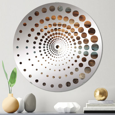 Miroir mural Rustic County Planked