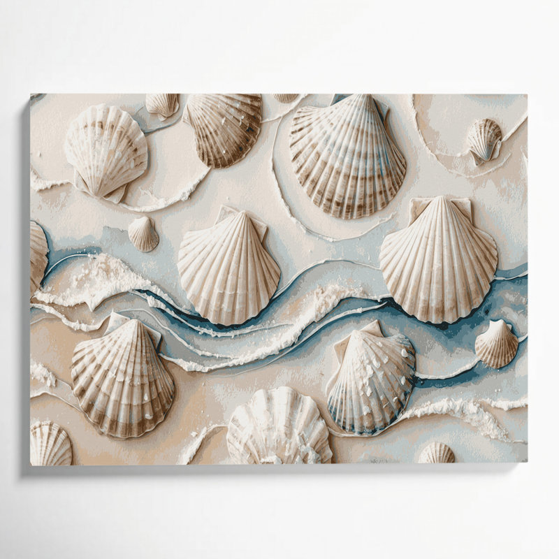 Bordure de coquille Saint-jacques, H 11 po x l 14 po
