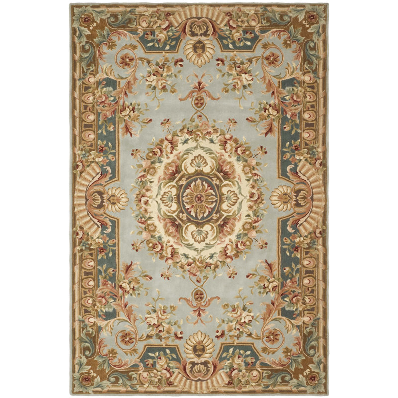 Savonnerie Hand Tufted Wool Pile Oriental Rug, 10' x 14'