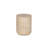Mikylee Concrete Side Table - Travertine Look