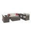 7 - Person Patio Conversation Set with Cushions