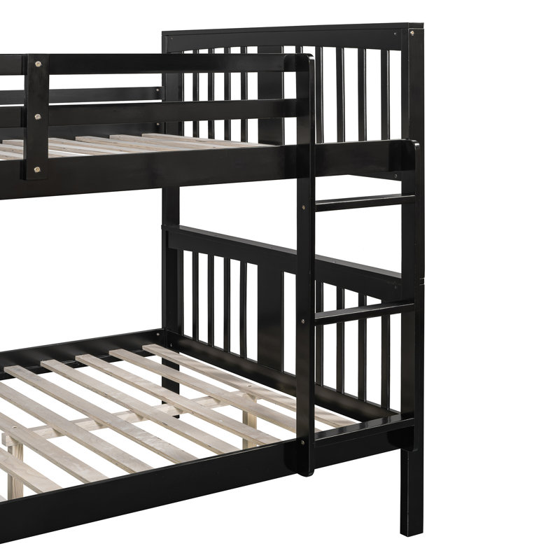 Cendara Convertible Full Over Full Bunk Bed, Espresso