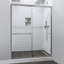 Porte de douche sans cadre de l 56 à 60 po x H 70 po-71011706