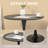 31.5" Tulip Round Dining Table And 2 Round-backed Dining Chairs Set-914500991-914500990