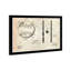 " Baseball And Basebat 1927 Parchment "