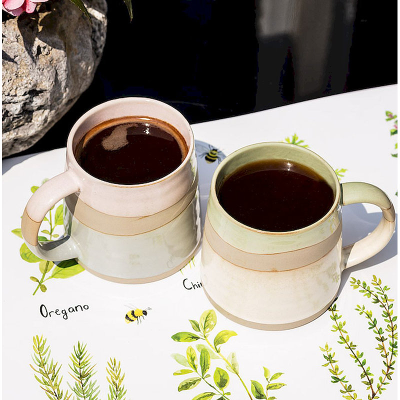Havilah Stoneware Coffee Mug, Blue/Brown/Green