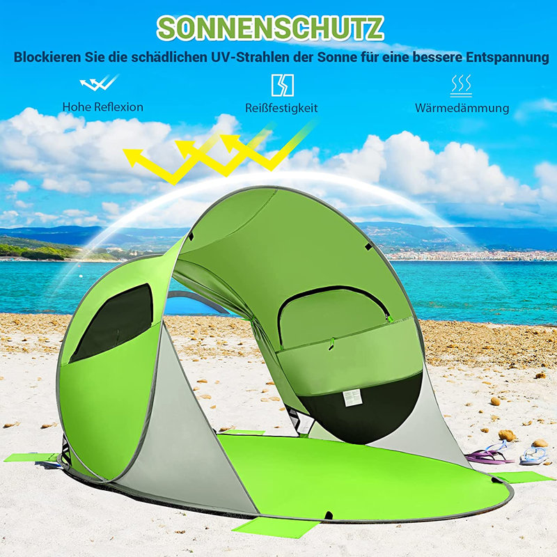 Crillon 4 Person Tent, Green