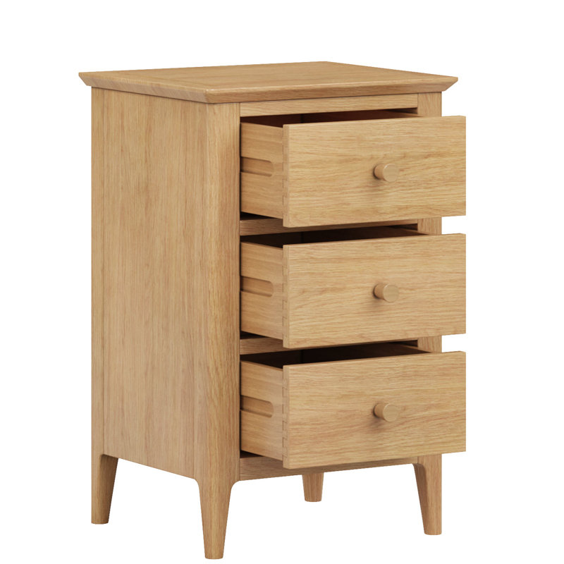 Brigance 40cm W Solid + Manufactured Wood Bedside Table