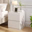 Solid + Manufactured Wood Bedside Table-298971701