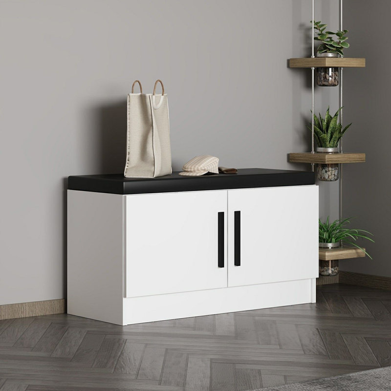Nichlas Hall Tree 90cm Wide, White
