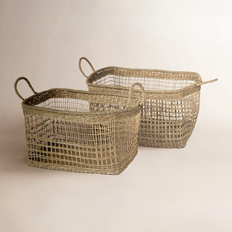 Reverie 2 Piece Seagrass Basket Set
