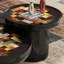 Table basse ronde de style italien